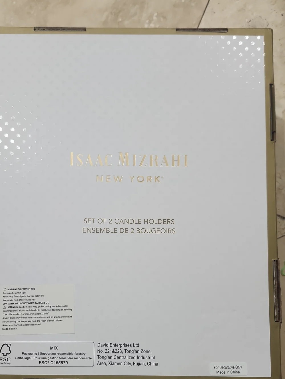 Isaac Mizrahi pair decorative